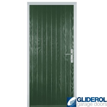 Gallacher front entrance door GREEN (RAL6009)
