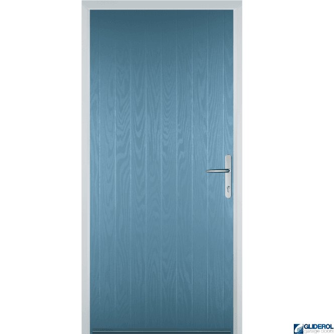 Gliderol Gallacher front entrance door PASTLE BLUE