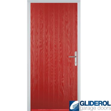 Gallacher front entrance door RED