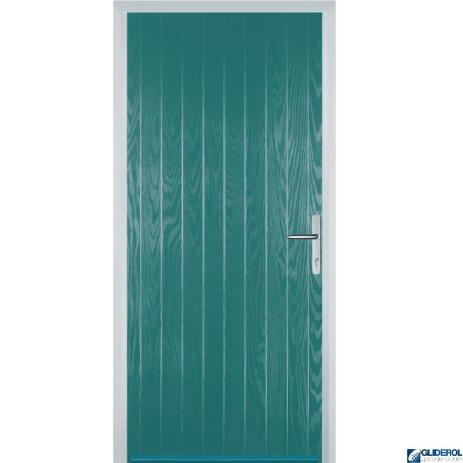 Gliderol Gallacher front entrance door TURQUOISE BLUE