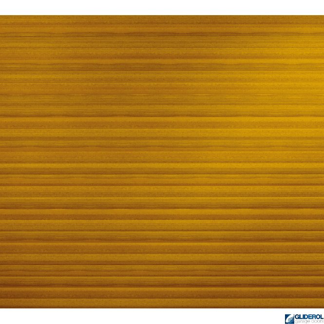 Gliderol GOLDEN-OAK Insulated Automatic Roller Garage Door (Laminate 77mm Lath)