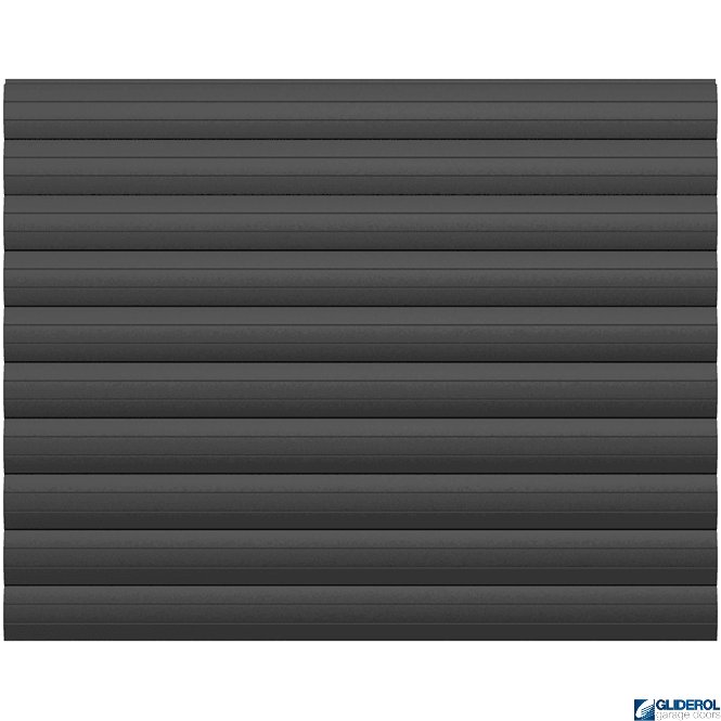 Gliderol GRAPHITE Insulated Automatic Roller Garage Door (77mm Lath)