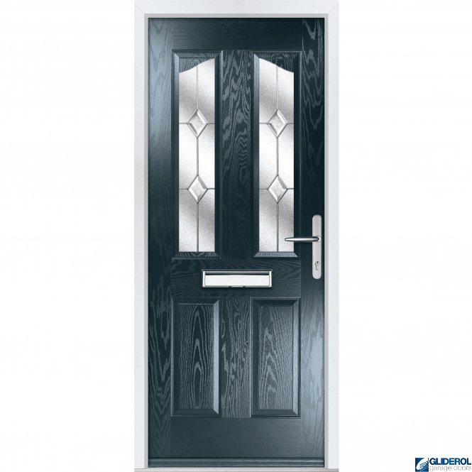 Gliderol Hardwick 2 front entrance door ANTHRACITE