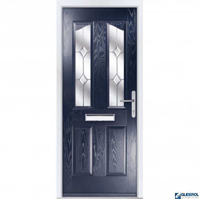Gliderol Hardwick 2 front entrance door BLUE