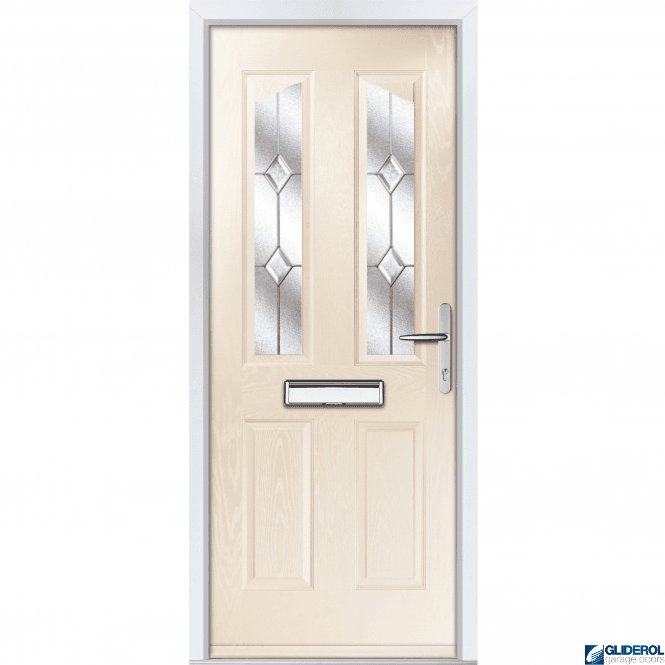 Gliderol Hardwick 2 front entrance door CREAM