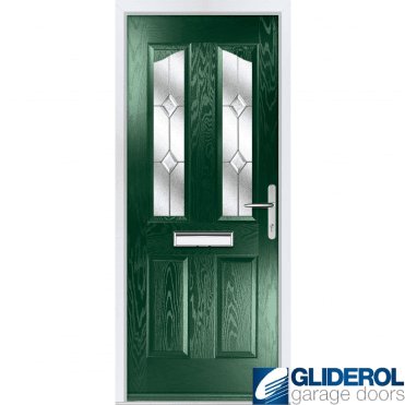 Hardwick 2 front entrance door GREEN (RAL6009)