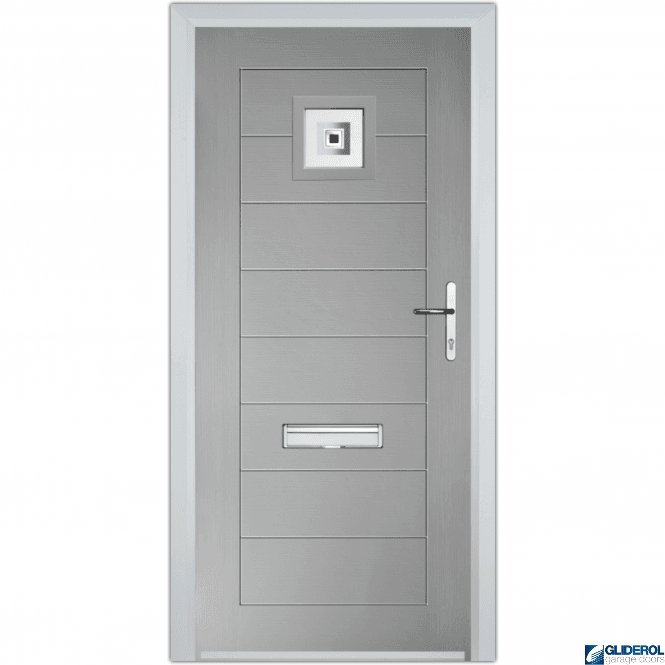 Gliderol Hendrie 1 front entrance door AGATE GREY (RAL7038)