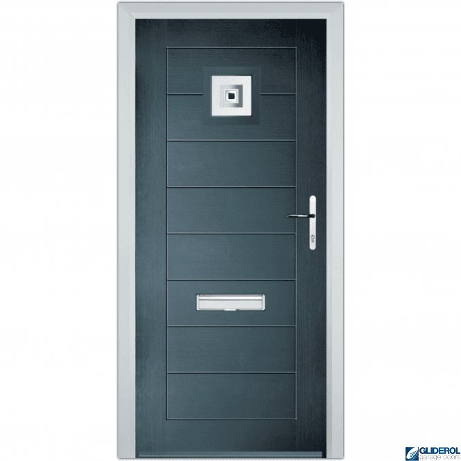 Gliderol Hendrie 1 front entrance door ANTHRACITE (RAL7016)