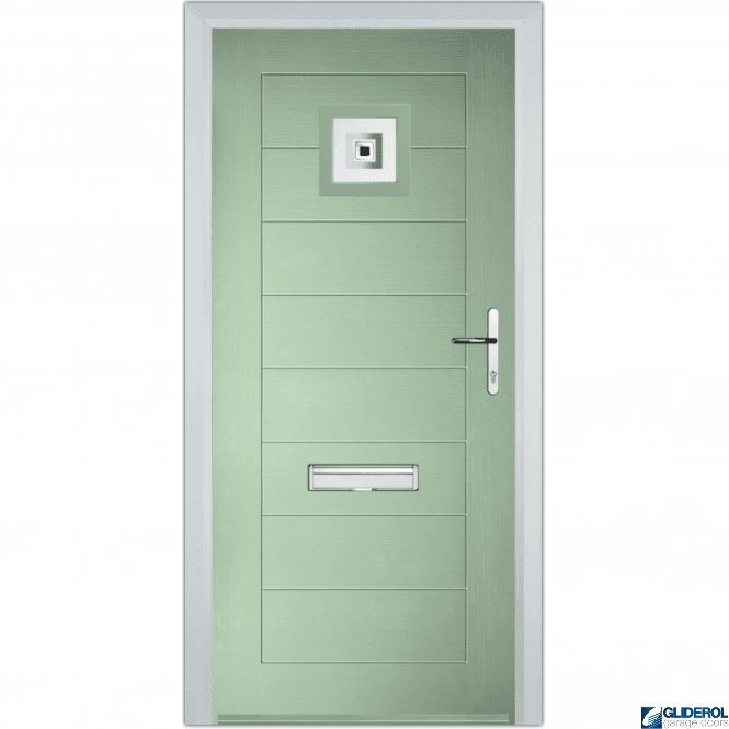 Gliderol Hendrie 1 front entrance door CHARTWELL GREEN