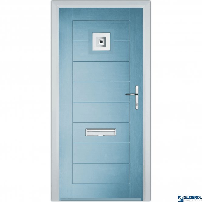 Gliderol Hendrie 1 front entrance door DUCK EGG BLUE