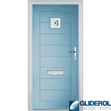 Hendrie 1 front entrance door DUCK EGG BLUE