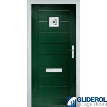 Hendrie 1 front entrance door GREEN (RAL6009)