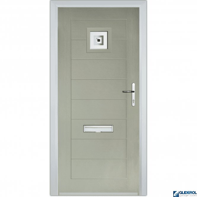 Gliderol Hendrie 1 front entrance door PEBBLE GREY (RAL7032)