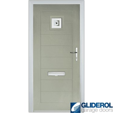 Hendrie 1 front entrance door PEBBLE GREY (RAL7032)
