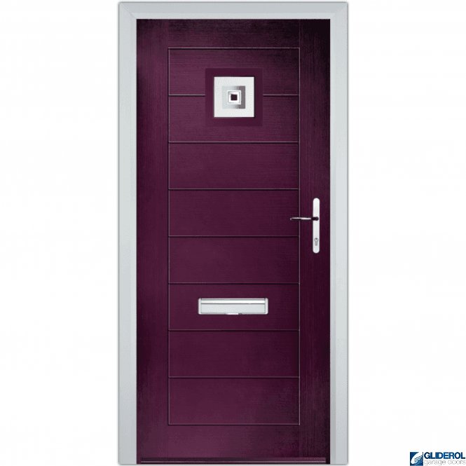 Gliderol Hendrie 1 front entrance door PURPLE VIOLET (RAR4007)