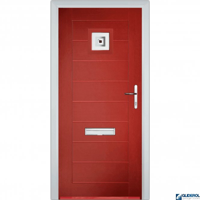 Gliderol Hendrie 1 front entrance door RED (RAL3003)