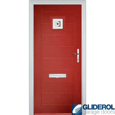 Hendrie 1 front entrance door RED (RAL3003)