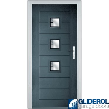 Hendrie 3 front entrance door ANTHRACITE (RAL7016)