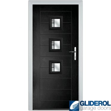 Hendrie 3 front entrance door BLACK (RAL9005)