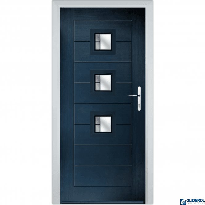 Gliderol Hendrie 3 front entrance door BLUE (RAL5011)