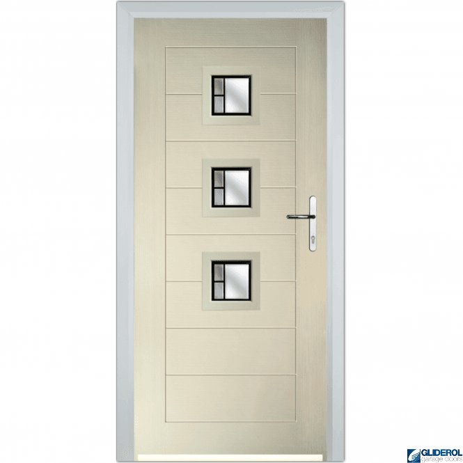 Gliderol Hendrie 3 front entrance door CREAM