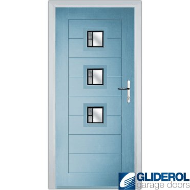 Hendrie 3 front entrance door DUCK EGG BLUE