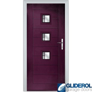 Hendrie 3 front entrance door PURPLE VIOLET (RAR4007)