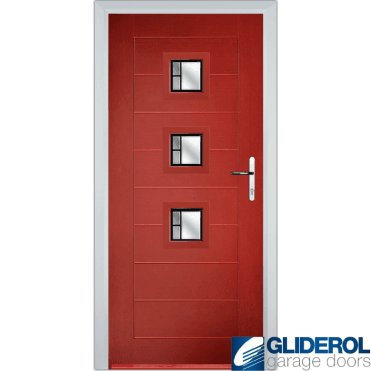 Hendrie 3 front entrance door RED (RAL3003)