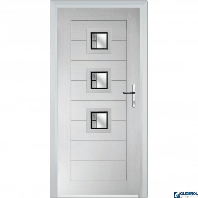 Gliderol Hendrie 3 front entrance door WHITE
