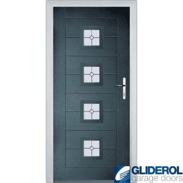 Hendrie 4 front entrance door ANTHRACITE (RAL7016)