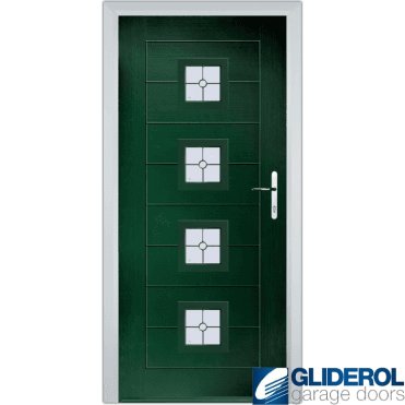 Hendrie 4 front entrance door GREEN (RAL6009)