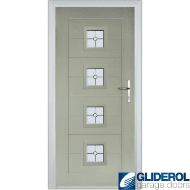 Hendrie 4 front entrance door PEBBLE GREY (RAL7032)