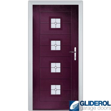 Hendrie 4 front entrance door PURPLE VIOLET (RAR4007)