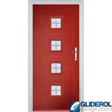 Hendrie 4 front entrance door RED (RAL3003)