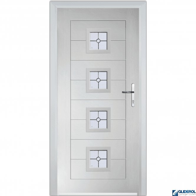 Gliderol Hendrie 4 front entrance door WHITE