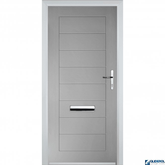 Gliderol Hendrie Solid front entrance door AGATE GREY (RAL7038)