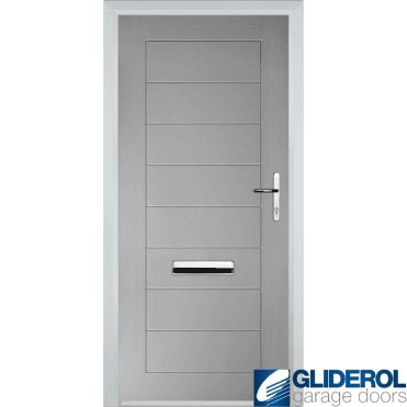 Hendrie Solid front entrance door AGATE GREY (RAL7038)