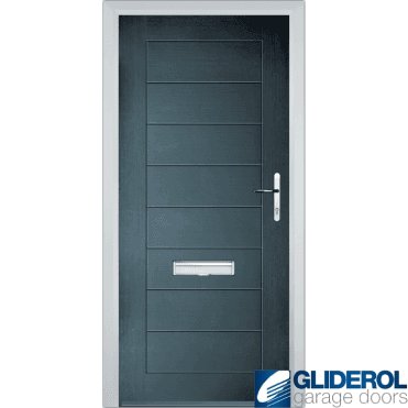 Hendrie Solid front entrance door ANTHRACITE (RAL7016)