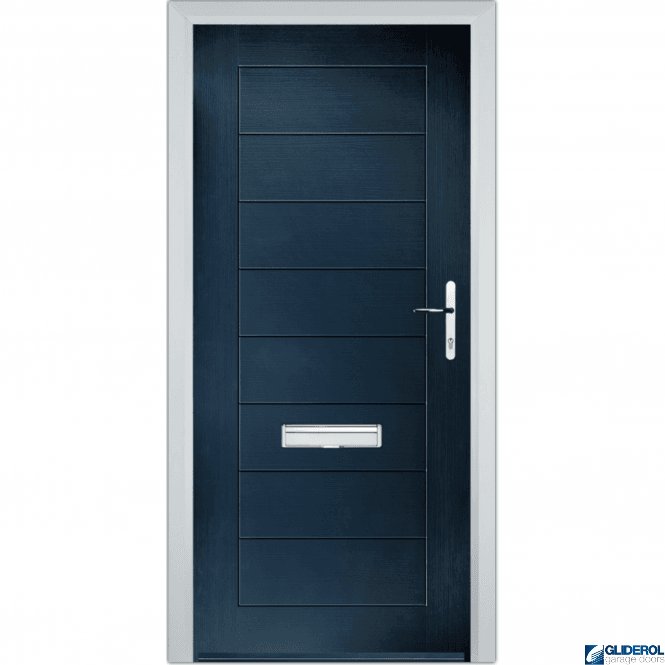 Gliderol Hendrie Solid front entrance door BLUE (RAL5011)