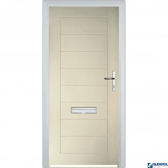 Gliderol Hendrie Solid front entrance door CREAM