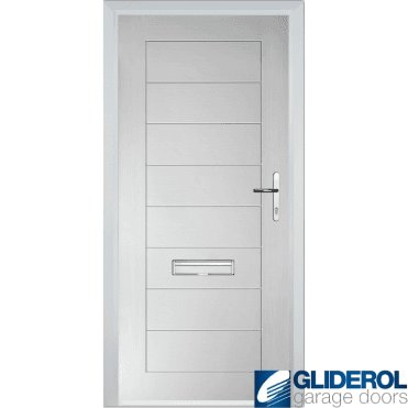Hendrie Solid front entrance door WHITE