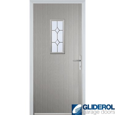 Hignet front entrance door AGATE GREY (RAL7038)