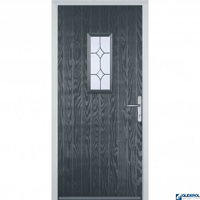 Gliderol Hignet front entrance door ANTHRACITE (RAL7016)