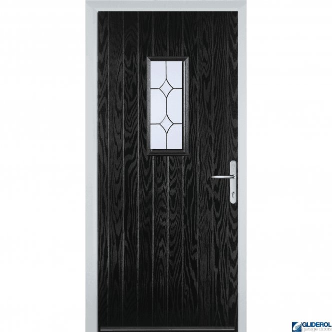 Gliderol Hignet front entrance door BLACK (RAL9005)