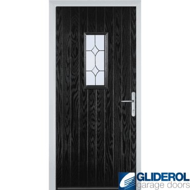 Hignet front entrance door BLACK (RAL9005)