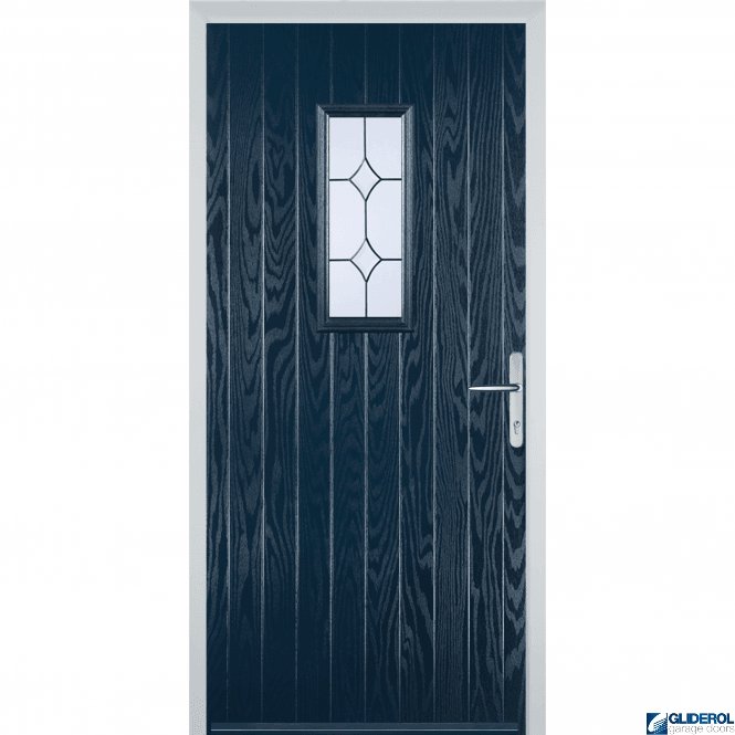 Gliderol Hignet front entrance door BLUE (RAL5011)