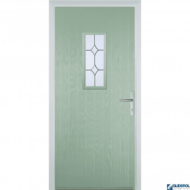 Gliderol Hignet front entrance door CHARTWELL GREEN