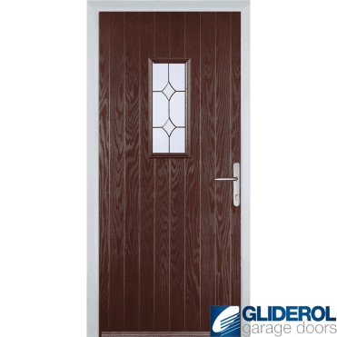 Hignet front entrance door DARKWOOD