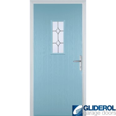 Hignet front entrance door DUCK EGG BLUE