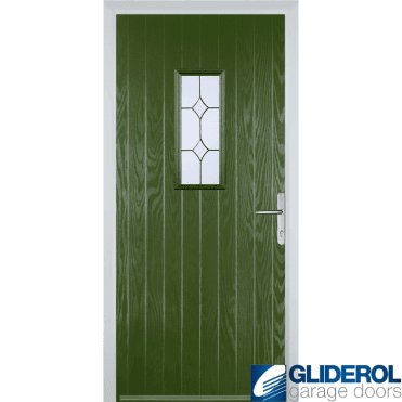 Hignet front entrance door FERN GREEN (RAL6025)